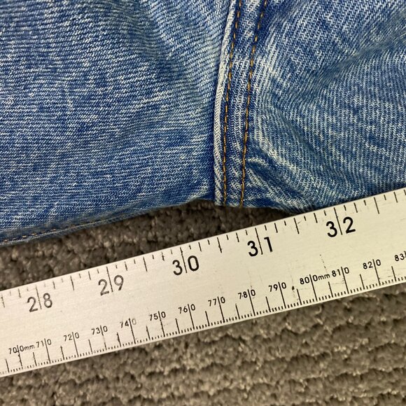 Levi's 501 Jeans Men's 44 x 30 Blue Ripped Cut Distressed Cotton 501 3032 - Picture 14 of 14